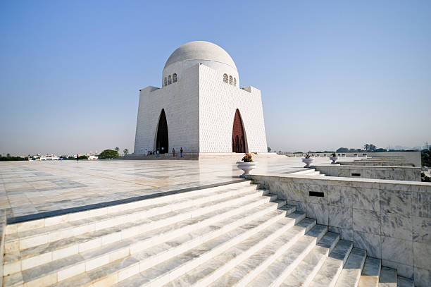 Mazar-e-Quaid and skyline of Karachi
